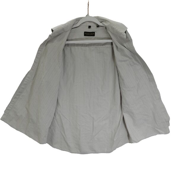 Donald J. Trump Signature Collection Button Dress Shirt Mens 17.5 34/35 Gray - Picture 3 of 16